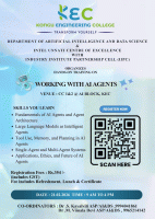 Hands-On Training on Working with AI Agents 2026 Workshop Poster